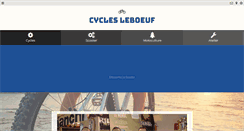 Desktop Screenshot of cycles-leboeuf.fr